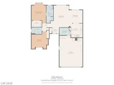 11013 Mission Lakes Avenue Floor Plan