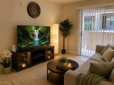 4200 South Valley View Boulevard 1052 Living Room