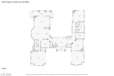 2608 Prego Court, Henderson, NV 89052 Floor Plan