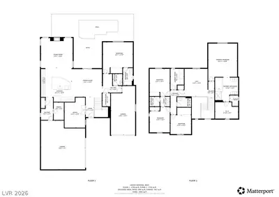 5560 Honey Creek Avenue, Las Vegas, NV 89131 Floor Plan
