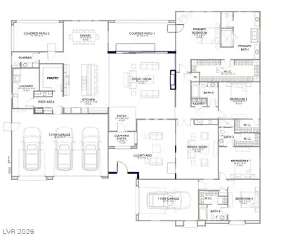 8250 Whitburn Court, Las Vegas, NV 89113 Floor Plan