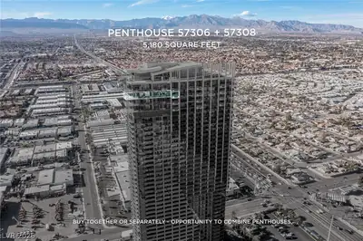 4381 West Flamingo Road 57308 Aerial View