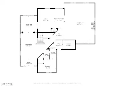 2526 Vintage Rose Avenue, Henderson, NV 89052 Floor Plan