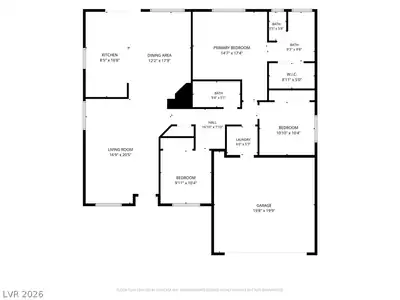 811 Rio Poco Court, Henderson, NV 89015 Floor Plan