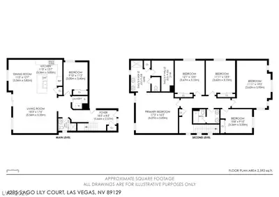 4285 Sago Lily Street, Las Vegas, NV 89129 Floor Plan