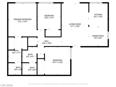 1405 Vegas Valley Drive 298 Floor Plan