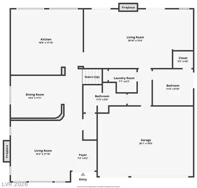 7424 Alcove Glen Court, Las Vegas, NV 89129 Floor Plan