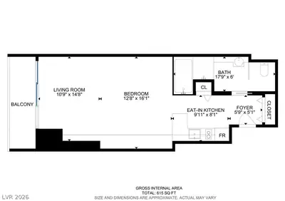 4381 West Flamingo Road 27308 Floor Plan