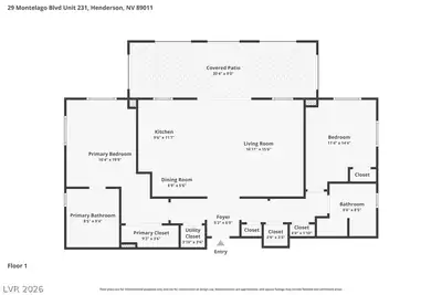 29 Montelago Boulevard 231 Floor Plan