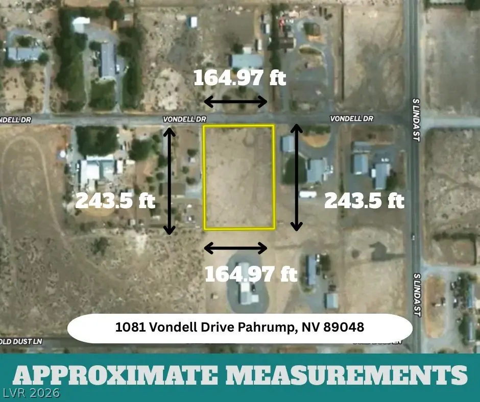 1081 Vondell Drive, Pahrump, NV 89048