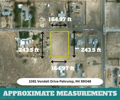 1081 Vondell Drive Pahrump, NV 89048