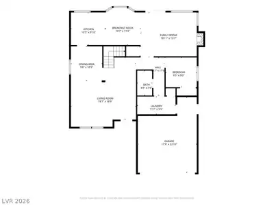 2366 Belvedere Drive, Henderson, NV 89014 Floor Plan