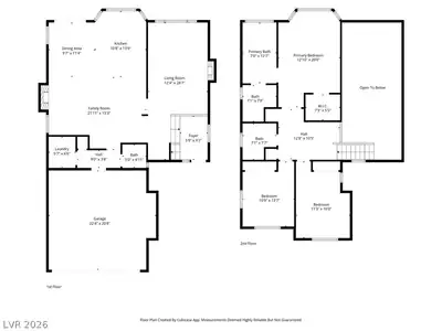 9008 Pebble Shore Court, Las Vegas, NV 89117 Floor Plan