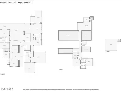 8733 Newport Isle Court, Las Vegas, NV 89117 Floor Plan