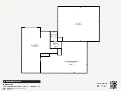 5212 Dancer Way, Las Vegas, NV 89107 Floor Plan