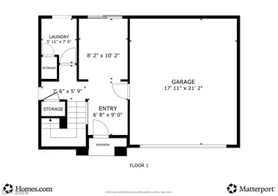 10408 Wildflower Gully Street, Las Vegas, NV 89178 Floor Plan