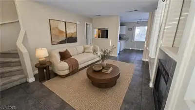 6805 Coral Rock Drive, Las Vegas, NV 89108 Living Room