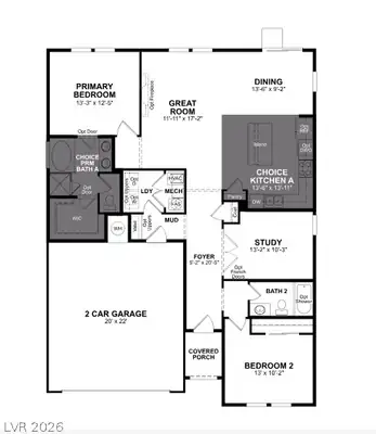 596 Hamilton Drive, Mesquite, NV 89027 Floor Plan