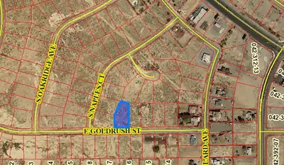 2790 East Goldrush Street Plat Map