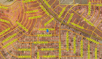 2791 East Goldrush Street Plat Map