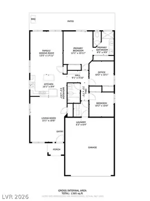 3118 New Journey Way, North Las Vegas, NV 89031 Floor Plan