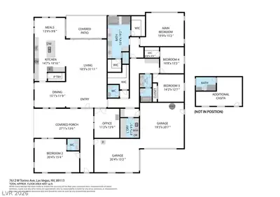 7612 West Torino Avenue Floor Plan