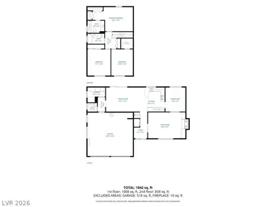 4714 Plata Del Sol Drive, Las Vegas, NV 89121 Floor Plan