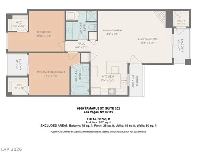 6869 Tamarus Street 202 Floor Plan
