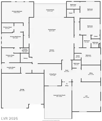 9930 Justin Earl Avenue, Las Vegas, NV 89149 Floor Plan