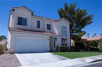 5105 Wapiti Point Court, Las Vegas, NV 89130 Front of Structure