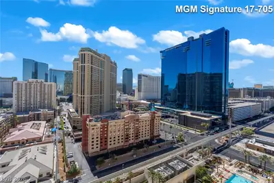135 East Harmon Avenue 1705 Aerial View