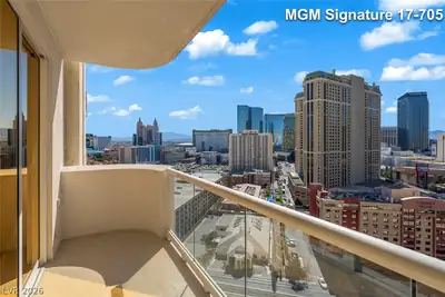 135 East Harmon Avenue 1705 Balcony