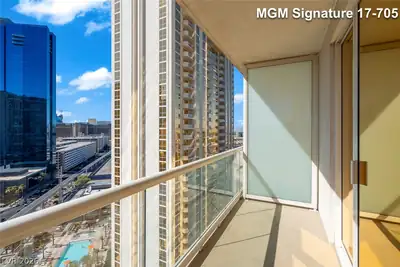 135 East Harmon Avenue 1705 Balcony