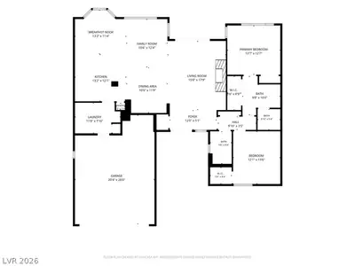 2641 Youngdale Drive Floor Plan