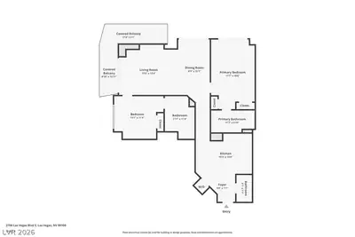 2700 Las Vegas Boulevard 1408 Floor Plan