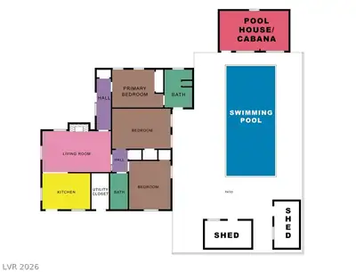 4219 Fulton Place, Las Vegas, NV 89107 Floor Plan