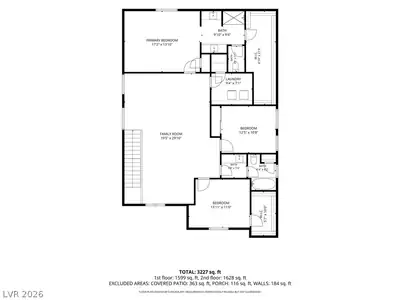 8580 Scalpay Street, Las Vegas, NV 89166 Floor Plan