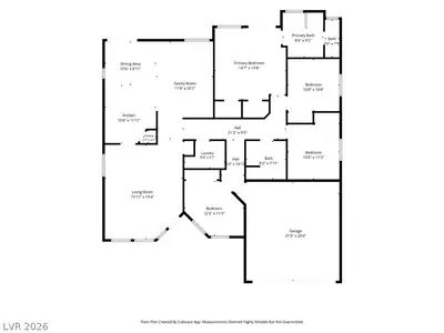 5364 Rhett Street, Las Vegas, NV 89130 Floor Plan