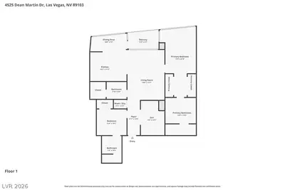 4525 Dean Martin Drive 2807 Floor Plan