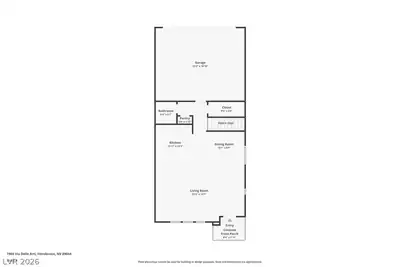 1966 Via Delle Arti, Henderson, NV 89044 Floor Plan