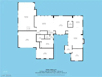 628 Coriander Canyon Court, Las Vegas, NV 89138 Floor Plan