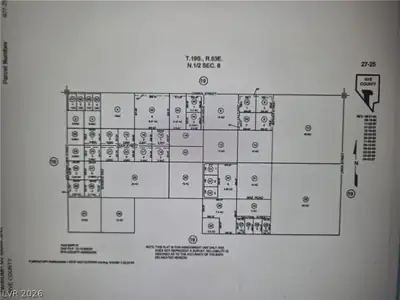 6810 Bender Street, Pahrump, NV 89060 Plat Map