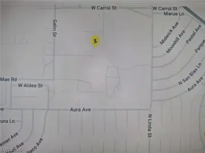 6810 Bender Street, Pahrump, NV 89060 Plat Map