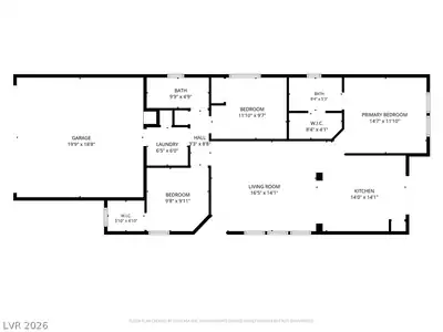 8432 Warthen Meadows Street, Las Vegas, NV 89131 Floor Plan