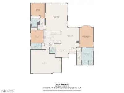 1999 Oliver Springs Street Floor Plan