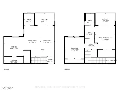 11257 Rainbow Peak Avenue 211, Las Vegas, NV 89135 Floor Plan