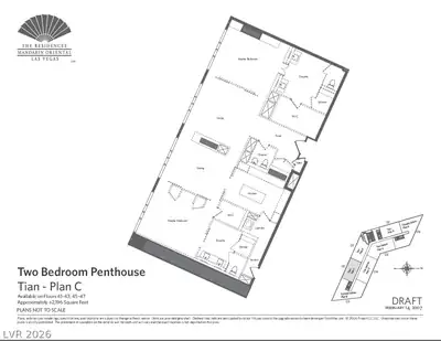 3750 South Las Vegas Boulevard 4602 Floor Plan