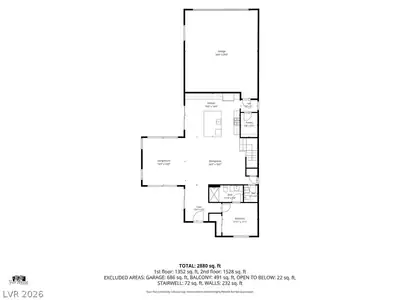 3241 Cristallo Avenue, Henderson, NV 89044 Floor Plan