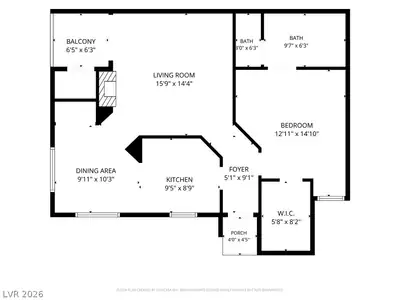 8417 Running Deer Avenue 202 Floor Plan