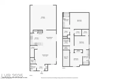 1003 Brilliant Meadow Avenue, North Las Vegas, NV 89086 Floor Plan